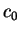 $\displaystyle c_0$