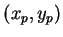 $(x_p,y_p)$