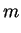 $\displaystyle m$