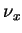 $\nu _x$