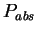 $P_{abs}$