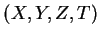 $(X,Y,Z,T)$