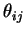 $\theta_{ij}$