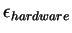 $\epsilon_{hardware}$