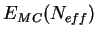 $\displaystyle E_{MC}(N_{eff})$