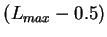 $(L_{max}-0.5)$