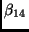 $\beta_{14}$