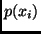 $p(x_i)$